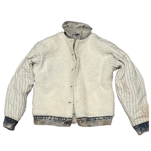 Vintage Unisex 1980's Denim Trucker Jacket by CIVICWEAR INTERNATIONAL - Picture 6 of 8